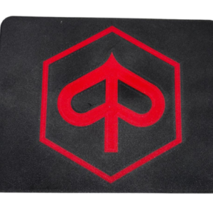License Plate Cover Motor Piaggio Logo - Red